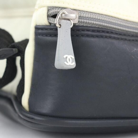Chanel Grey Black CC Logo Sports Backpack 322cas51 main image 12